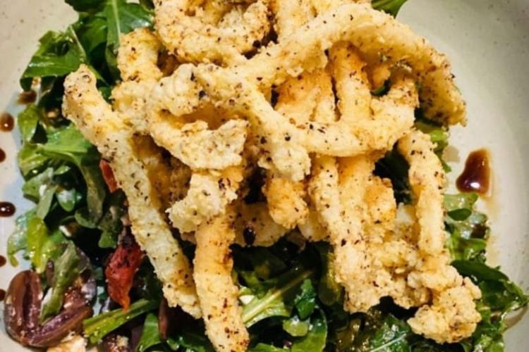 calamari fried dish