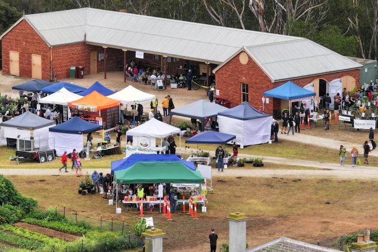 Aerial of Exhibition site